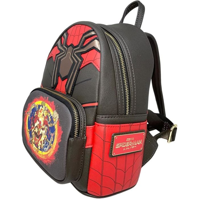 Iron spider loungefly backpack on sale