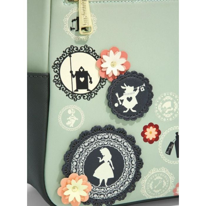 Purchases Loungefly Disney Alice in Wonderland Doily Portraits Mini Backpack