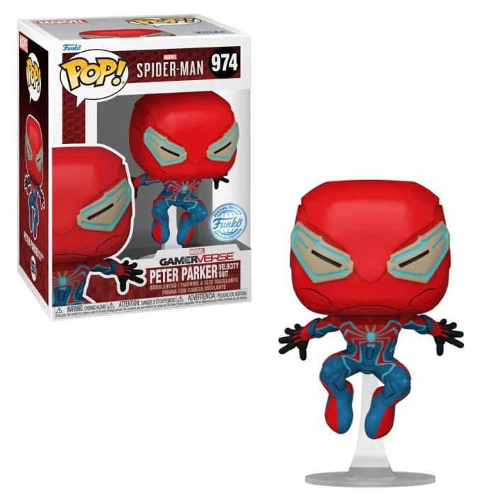 Amazon.com: POP Marvel Gamerverse: Spider-Man 2 - Peter Parker Advanced  Suit 2.0 Funko Vinyl Figure (Bundled with Compatible Box Protector Case),  