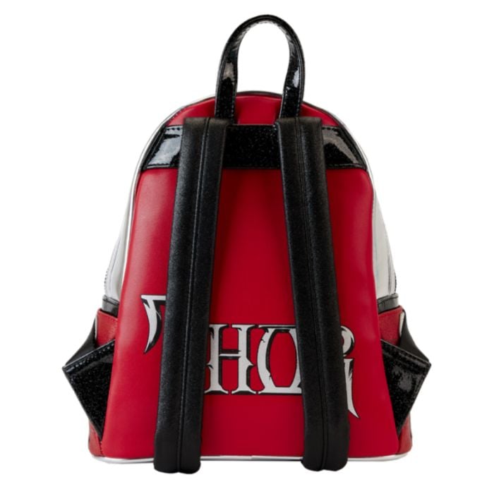Loungefly Marvel Thor Metallic 10 Faux Leather Mini Backpack