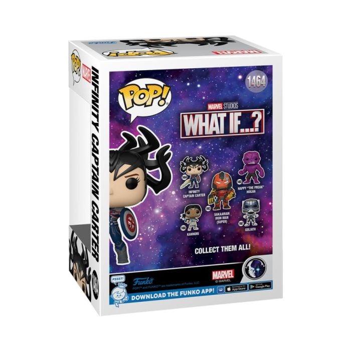 Funko Pop! Marvel What If – Captain Carter Vinylfigur (ca. 9,5 Cm) | Sammlerstück Mit Displaybox | Offizielle Merchandise