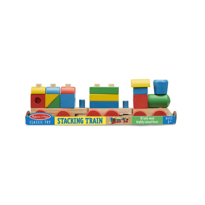 Melissa and doug stacking train discount