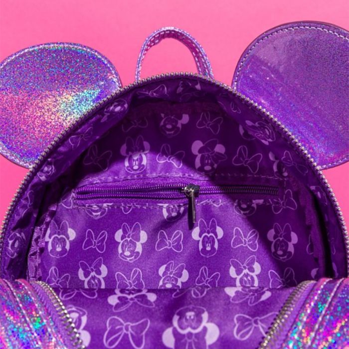 Shops ❤︎ NWT Disneyland Paris 30th Purple Sequin Loungefly Mini Backpack!