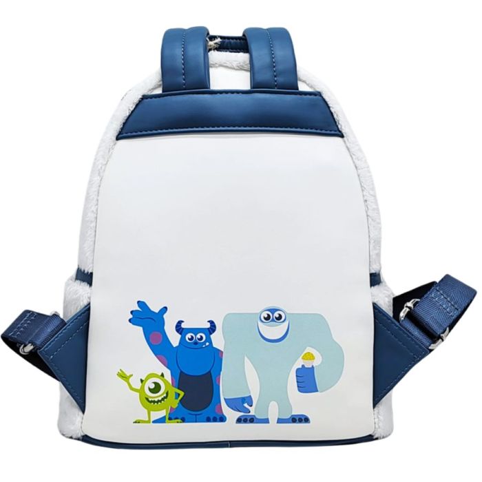 Loungefly Monsters Inc. Yeti Plush Cosplay 10 Faux Leather Mini Backpack