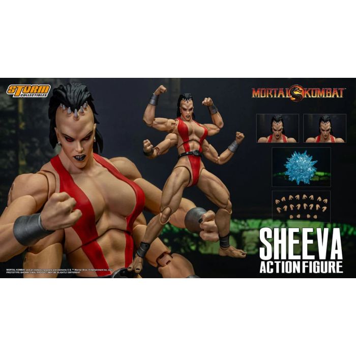く日はお得♪ 1/12 Sheeva Kombat Mortal Scale Figure Action ゲームキャラクター