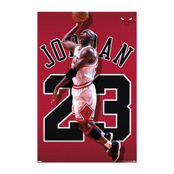 NBA Michael Jordan Jersey Poster