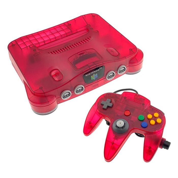 Nintendo 64 Watermelon Red Console Pre Owned