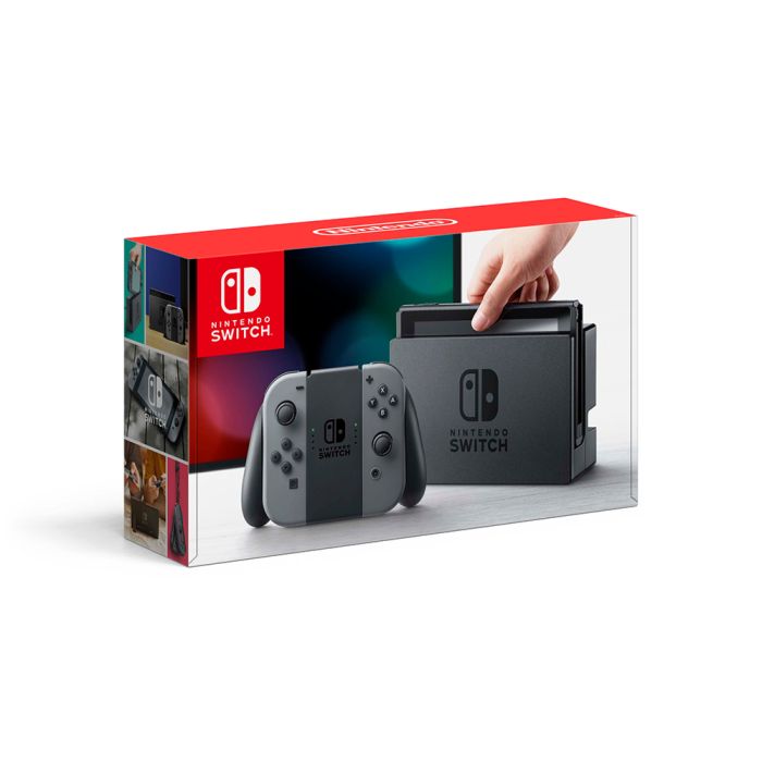 Nintendo Switch Grey Joy Con Console 2019 Reconditioned