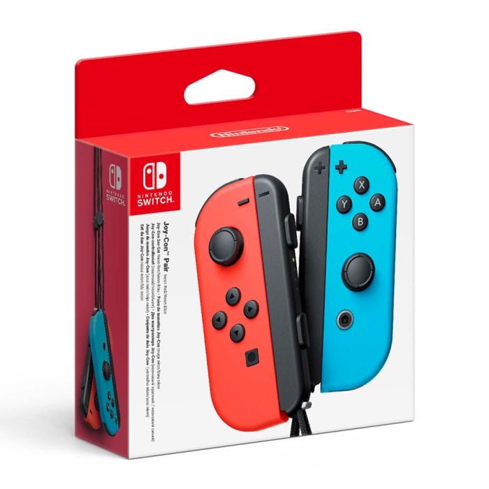 Nintendo Switch Joy Con Neon Red Blue Controller Set