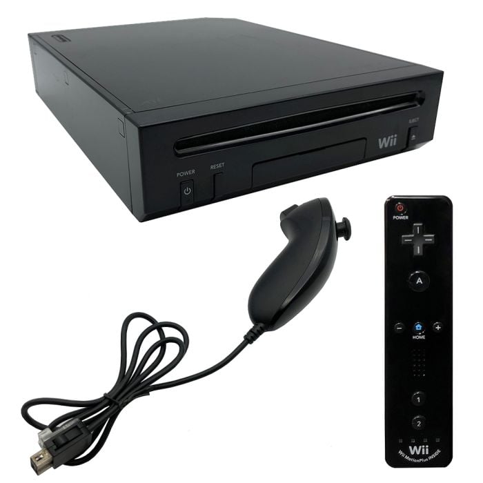 Black wii console discount