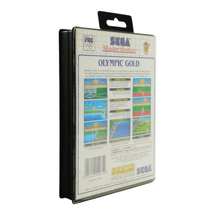 Jeu Sega Master System : Olympic Gold Barcelone 92 - Version PAL, Testé Et Nettoyé