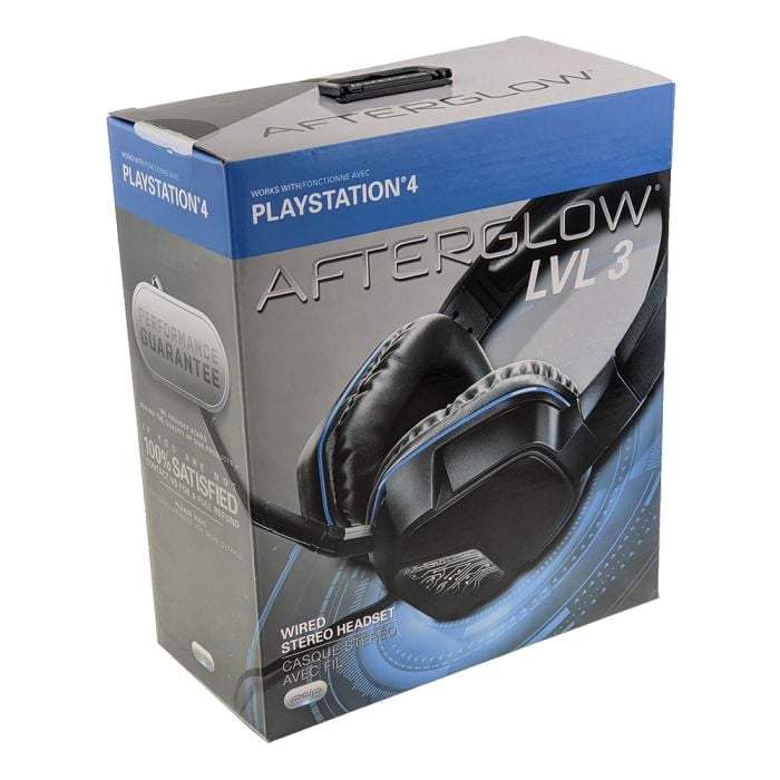 PDP Afterglow LVL 3 Wired Stereo Headset for PS4