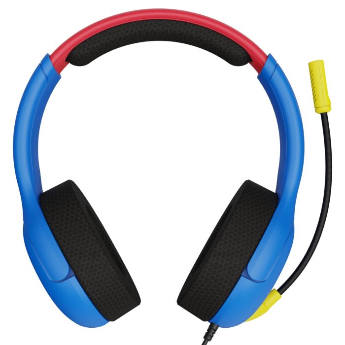 PDP Airlite Wired Headset for Nintendo Switch Red Blue Super Mario