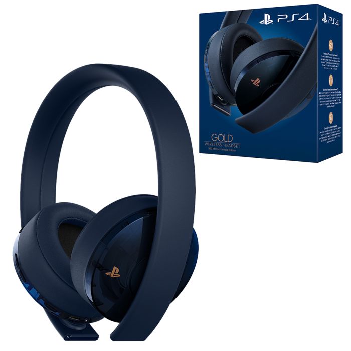 Sony playstation 4 gold wireless headset 7.1 surround sound 500 million hotsell