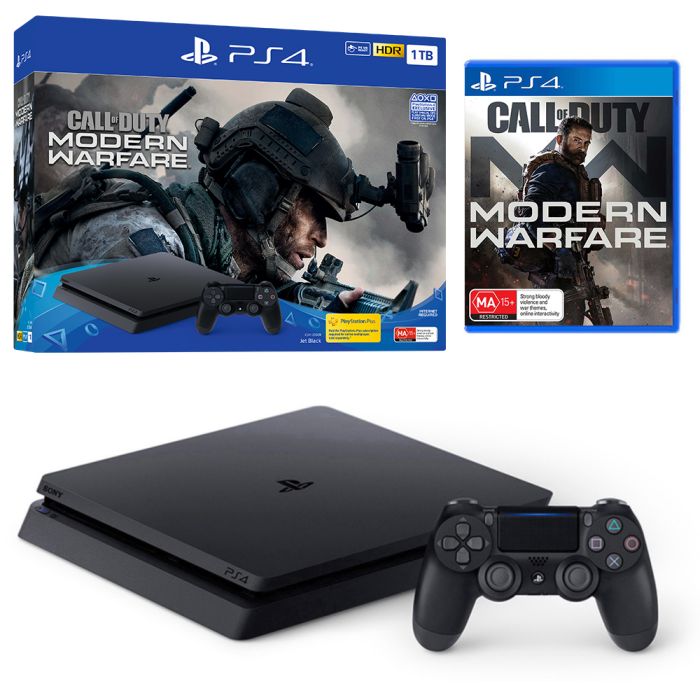 PlayStation 4 Slim 1TB Call of Duty Modern Warfare Console Bundle