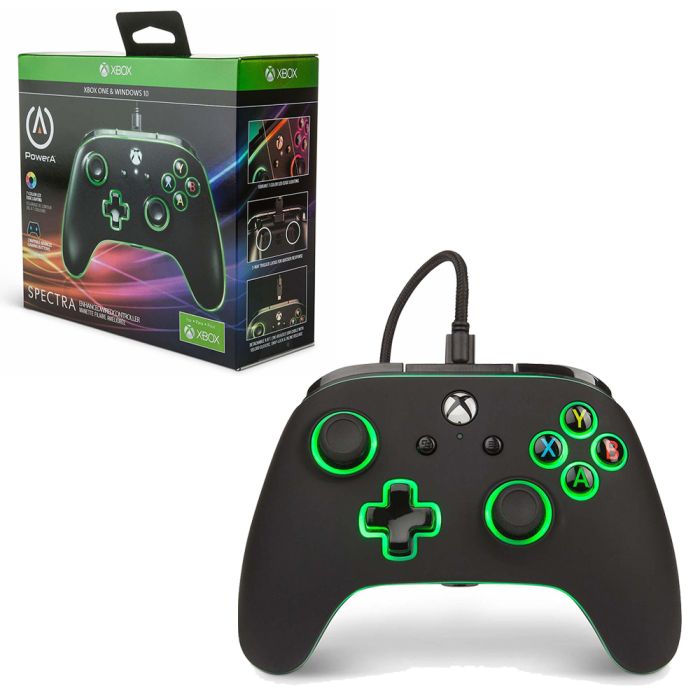 Powera spectra enhanced illuminated wired controller for xbox one sale