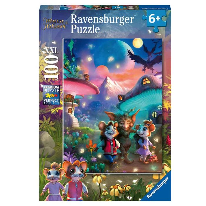 Enchanting Mushroom Town Puzzle - 100 piece Enchanting Mushroom Town Puzzle - 100 piece