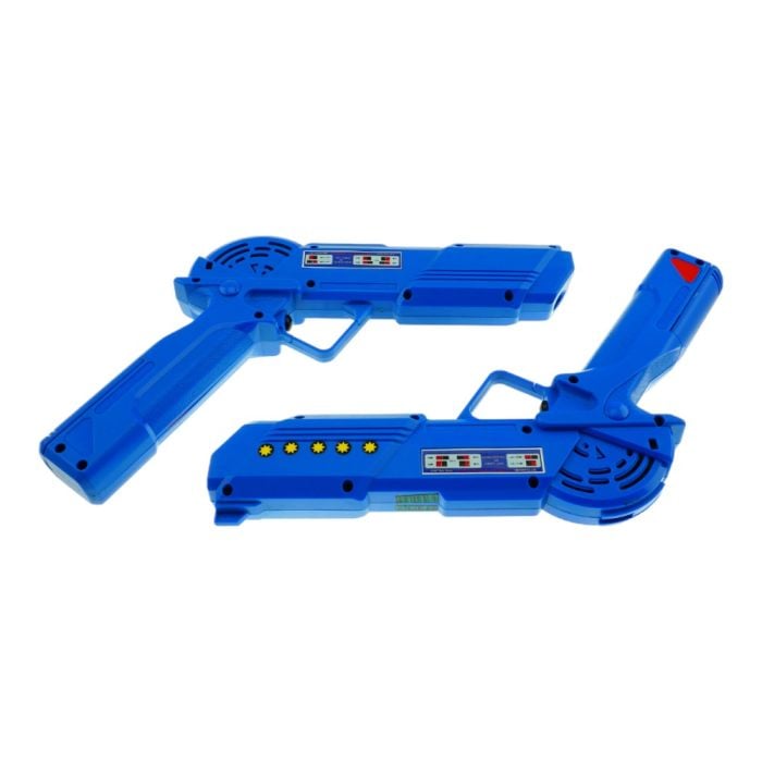 Pistolet Optique SEGA 'Lock-On' Pour Mega Drive - Jeu Laser Tag Années 90 - Version 2 Joueurs - Bleu