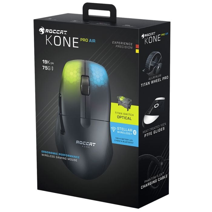 ROCCAT KONE Pro Air Ergonomic Performance Wireless Gaming