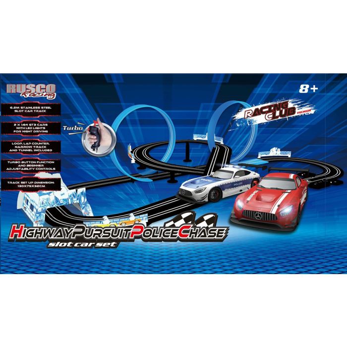Race and chase slot car set new arrivals