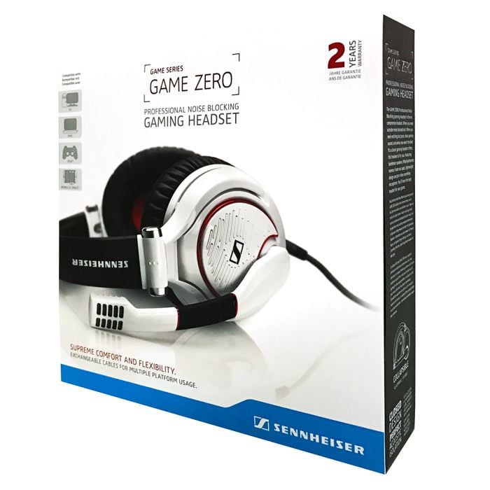 Sennheiser Game Zero Professional Noise Blocking Gaming Headset for PS4 PC Mac Mobile White