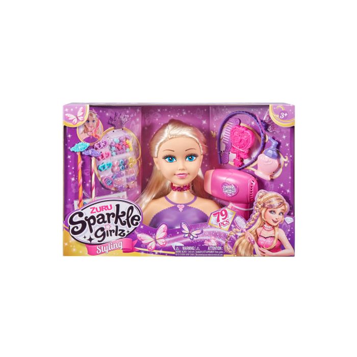 Sparkle girlz deluxe styling head hot sale