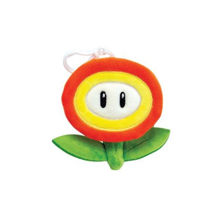 Super Mario Fire Flower Plush Bag Clip