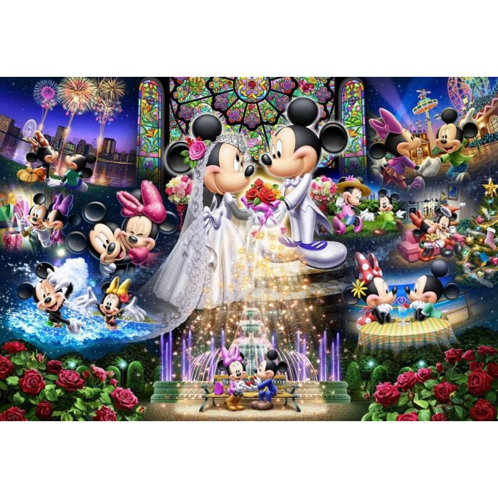 注目の福袋！ & Mickey Disney Tenyo Minnie Dream Wedding Promise Forever ジグソーパズル