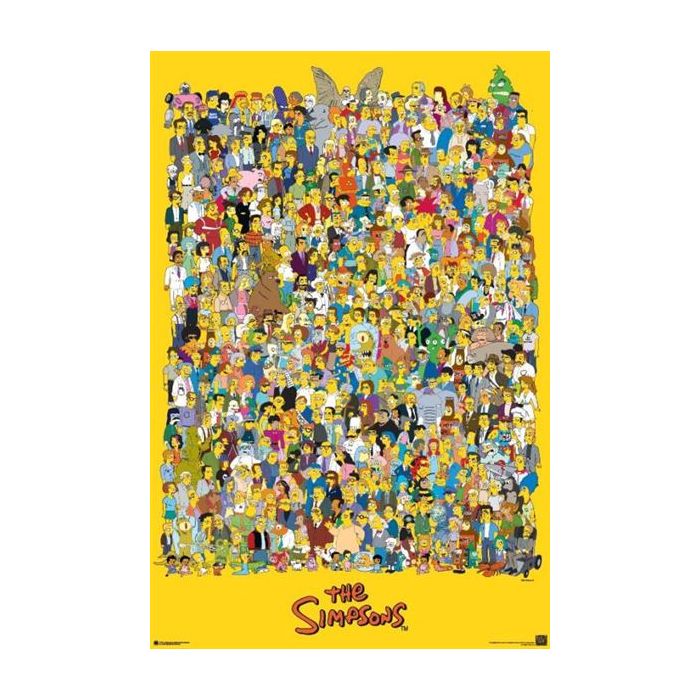 Printable Simpsons Characters Cast How Many Of The Original Voice