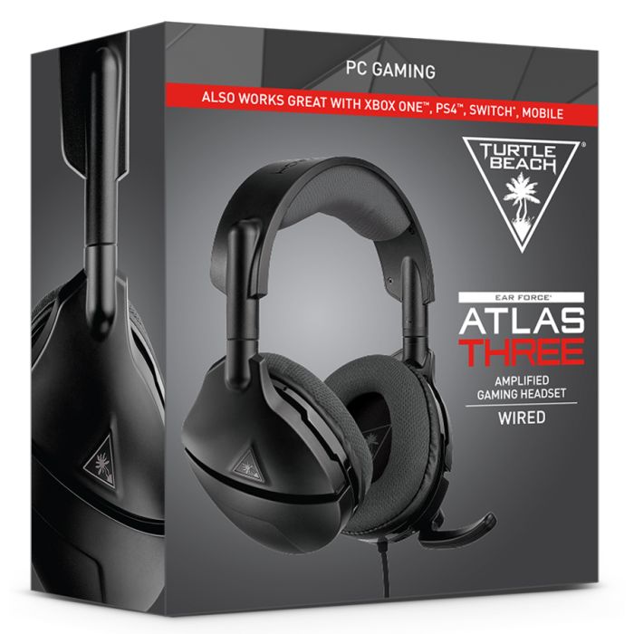 Turtle beach atlas three amplified gaming headset hotsell