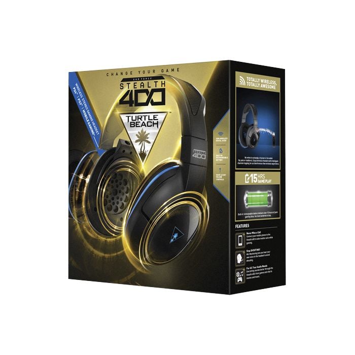 Turtle Beach Ear Force Stealth 400 Wireless Gaming Headset for PS4 PS3 Mobile