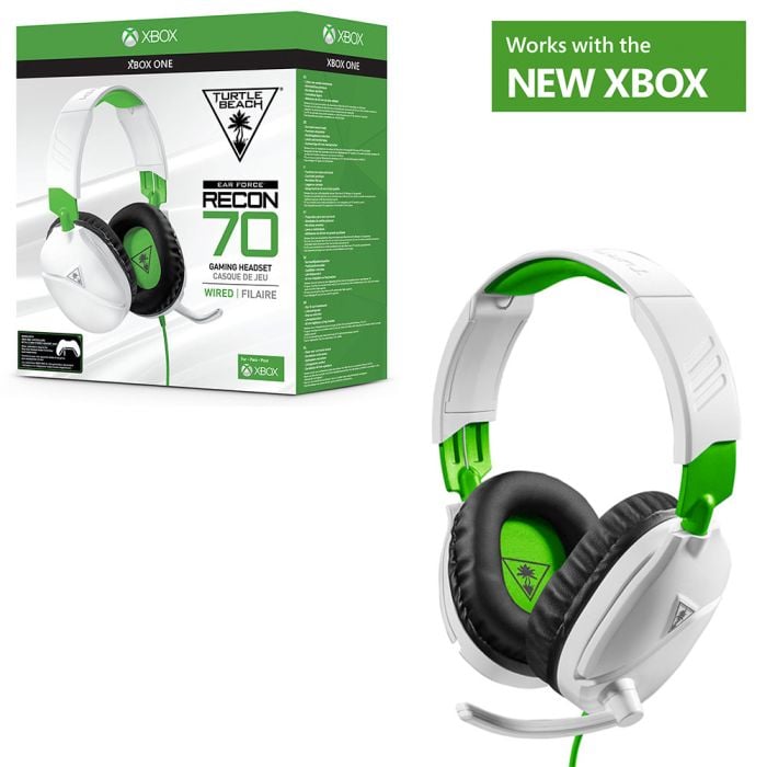 Turtle Beach Recon 70X White Gaming Headset for Xbox One Xbox Series X