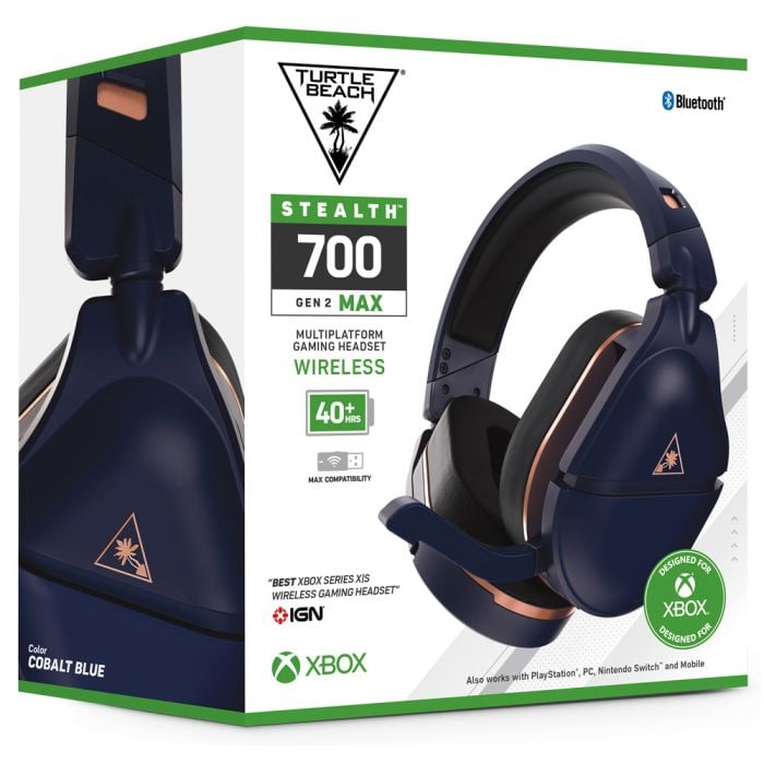 Turtle Beach Stealth 700 Gen 2 Max Cobalt Blue Gaming Headset for Xbox PC
