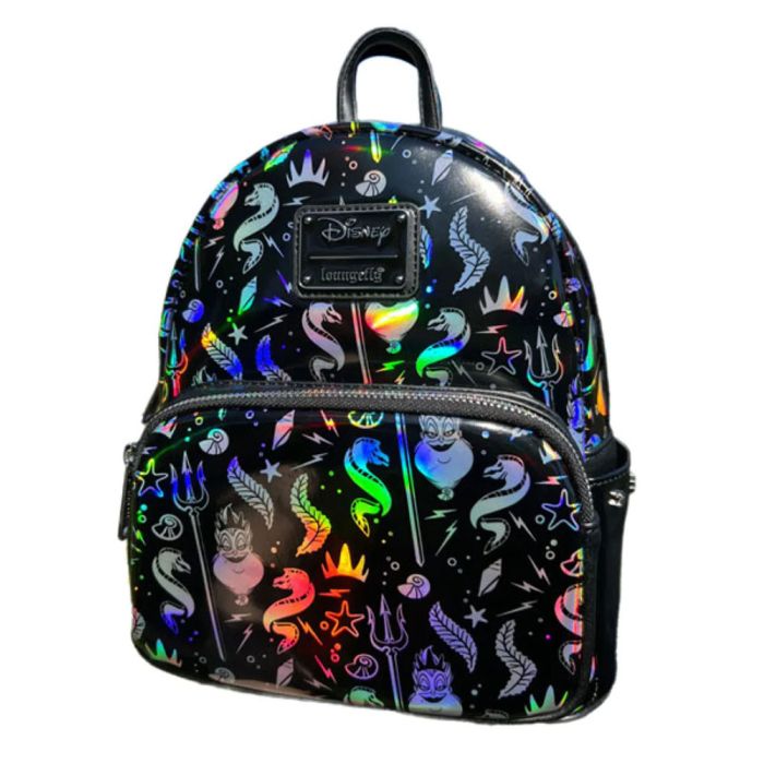 Iridescent backpack purse top
