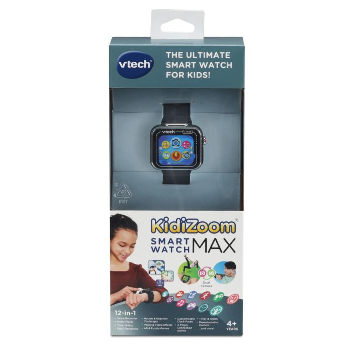 Vtech smart watch black store