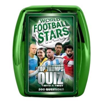 Top Trumps World Football Stars Quiz Refreshed 500 Questions0