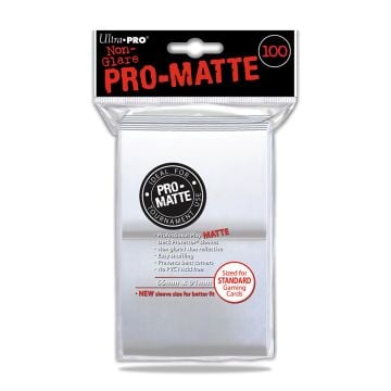 Ultra Pro 100 Pro-Matte Standard Deck Protectors (White)