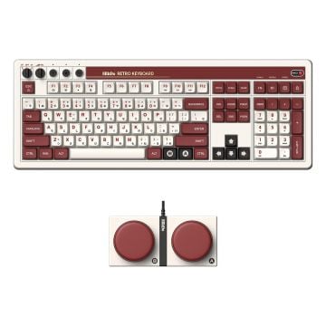8BitDo Retro 108 Wireless Mechanical Keyboard (Fami Edition)