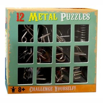 12 Metal Puzzles (Image 1)