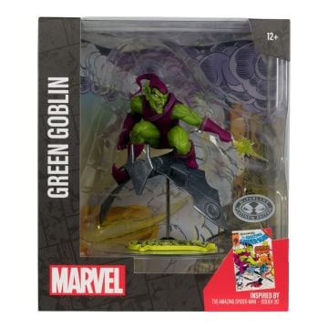 McFarlane Marvel Green Goblin 1:10 Scale Collectible with Scene Platinum Edition0