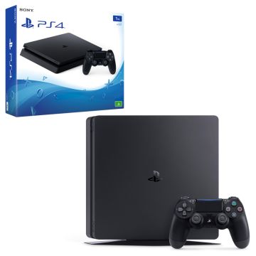 PlayStation 4 Slim 1TB Black Console [Boxed] [Pre-Owned]
