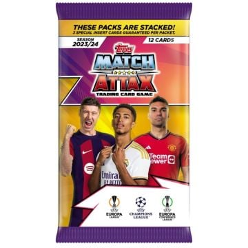 Topps Match Attax UEFA Champions League 2023/2024 Edition Trading Card Booster Pack