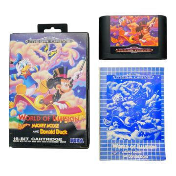 World of Illusion Starring Mickey Mouse and Donald Duck (Mega Drive) [Pre-Owned] (Complete)