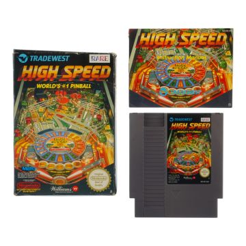High Speed: World's #1 Pinball (NES) [Pre-Owned] [Complete]