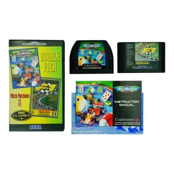 Micro Machines & F1 Double Pack (Mega Drive) [Pre-Owned] [Complete]
