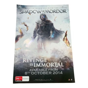Middle Earth Shadow of Mordor Official Marketing Poster