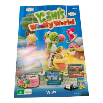 Yoshi's Wooly World/Kirby & The Rainbow Paintbrush Official Marketing Poster