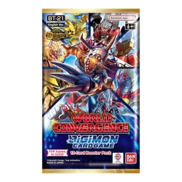 Digimon Card Game: World Convergence BT-21 Booster Pack (Image 1)