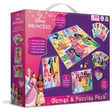 Disney Princess Games & Puzzle Pack