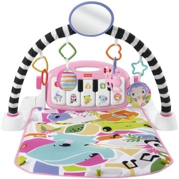 Fisher-Price Glow and Grow Kick & Play Piano Gym Pink0